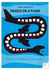 Naklejka na ścianę Snakes On A Plane