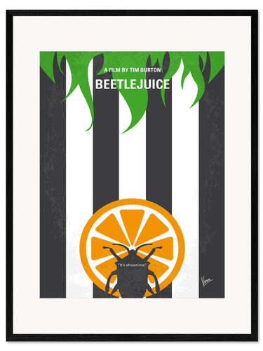 Kehystetty taidepainatus Beetlejuice