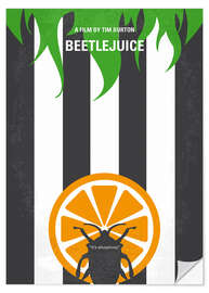 Selvklebende plakat Beetlejuice