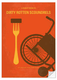 Selvklebende plakat Dirty Rotten Scoundrels