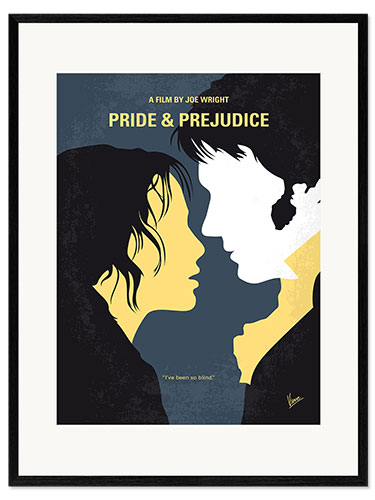 Impresión de arte enmarcada Pride & Prejudice