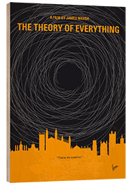 Wood print The Theory Of Everything