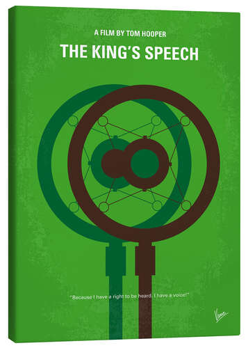 Canvas print The King's Speech