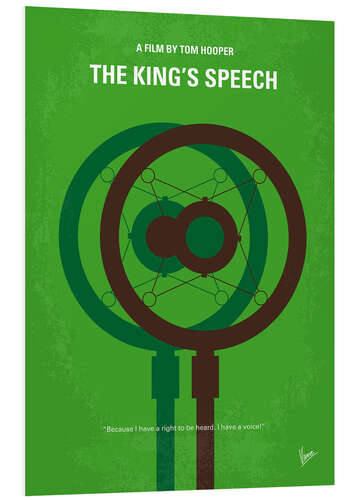 Foam board print The King's Speech