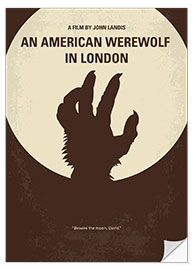 Selvklebende plakat American werewolf in London