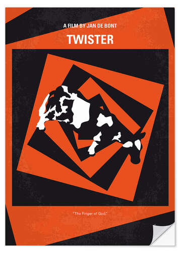 Selvklebende plakat Twister