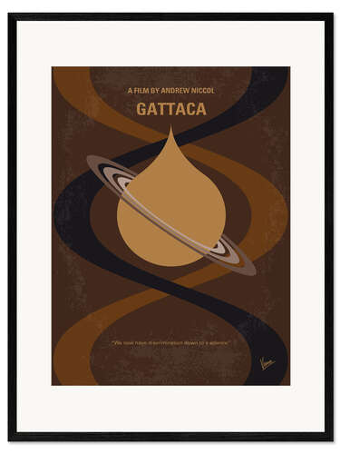Ingelijste kunstdruk Gattaca