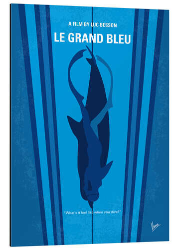 Aluminium print Le Grand Bleu