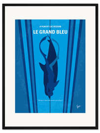 Gerahmter Kunstdruck Le Grand Bleu