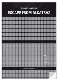 Selvklebende plakat Escape From Alcatraz