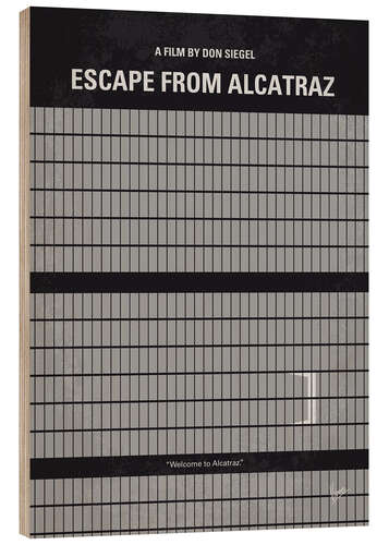 Holzbild Escape From Alcatraz