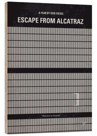 Cuadro de madera Escape From Alcatraz