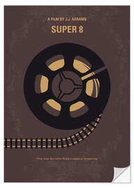 Selvklebende plakat Super 8