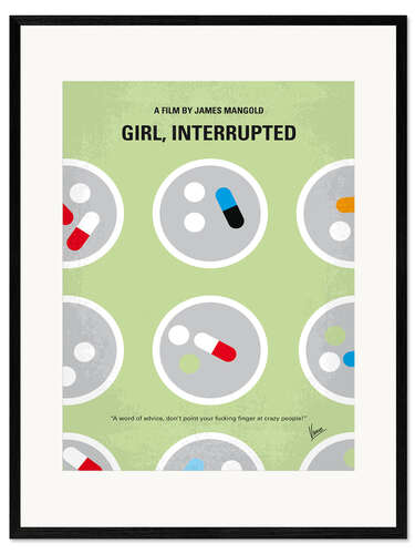 Kehystetty taidepainatus Girl, Interrupted