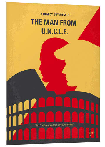 Aluminium print The Man From U.N.C.L.E.