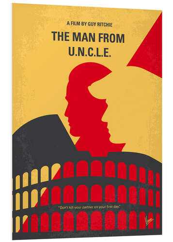 Foam board print The Man From U.N.C.L.E.