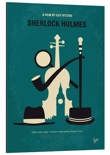 Aluminiumsbilde Sherlock Holmes