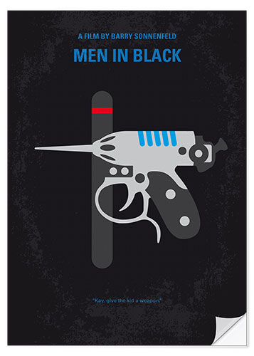 Vinilo para la pared Men In Black