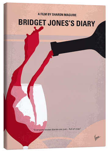 Tableau sur toile Le Journal de Bridget Jones (anglais)