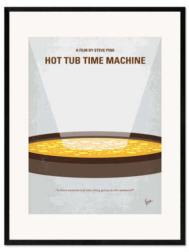 Impresión de arte enmarcada Hot Tub Time Machine