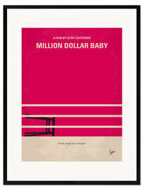 Impressão artística com moldura Million Dollar Baby