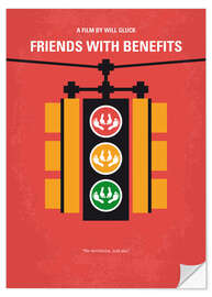 Selvklebende plakat Friends With Benefits