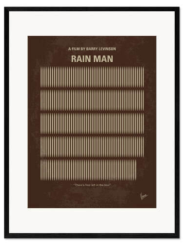 Ingelijste kunstdruk Rain Man