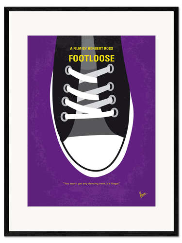 Gerahmter Kunstdruck Footloose