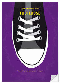 Selvklebende plakat Footloose