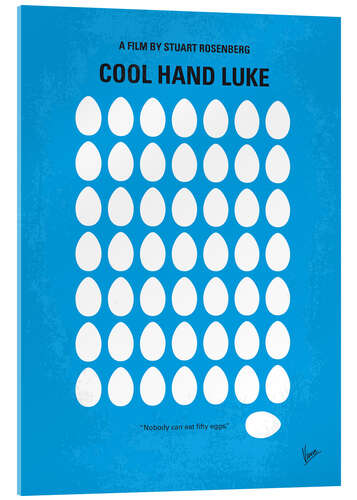 Stampa su vetro acrilico Cool Hand Luke (Nick mano fredda)