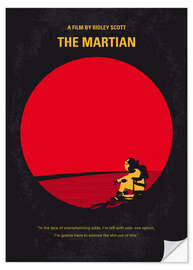 Selvklebende plakat The Martian