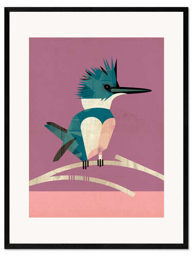Framed art print Kingfisher