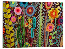 Magnettafel Gartenarbeit in Burgund