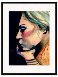 Framed art print bluemoon
