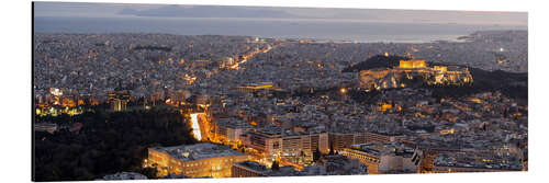 Aluminium print Athens Panorama