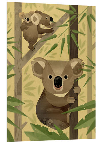 Foam board print Koala bear