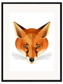 Impresión de arte enmarcada Fox