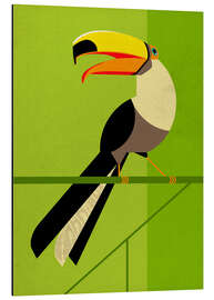 Tableau en aluminium Toucan