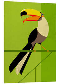 Tableau en PVC Toucan