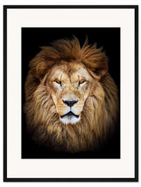 Gerahmter Kunstdruck Königsportrait