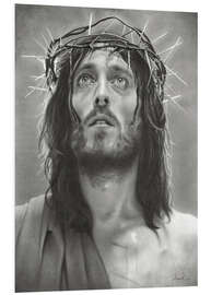 Foam board print Jesus of Nazareth