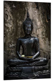 Magnettafel Schwarzer Buddha