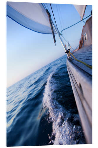 Acrylic print Sailing in summer