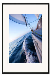 Gerahmter Kunstdruck Segeln im Sommer
