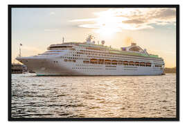 Gerahmter Kunstdruck Kreuzfahrtschiff
