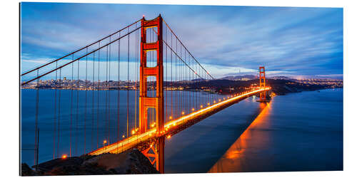 Tableau en plexi-alu Pont du Golden Gate à San Francisco