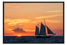 Gerahmter Kunstdruck Die Reise