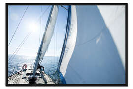 Gerahmter Kunstdruck Der Segelturn