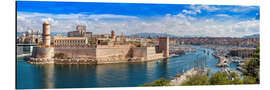 Aluminium print Vieux port in Marseille