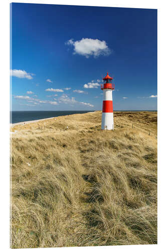 Acrylglasbild Lister Leuchtturm - Sylt